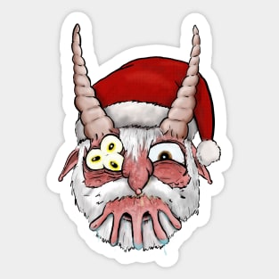 Santa Creature Sticker